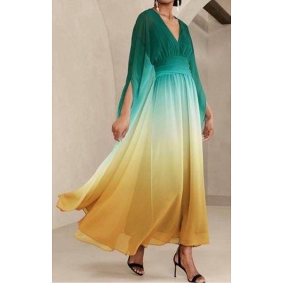 Banana Republic Dresses & Skirts - BANANA REPUBLIC ~Zela Chiffon Maxi Dress (NWT)